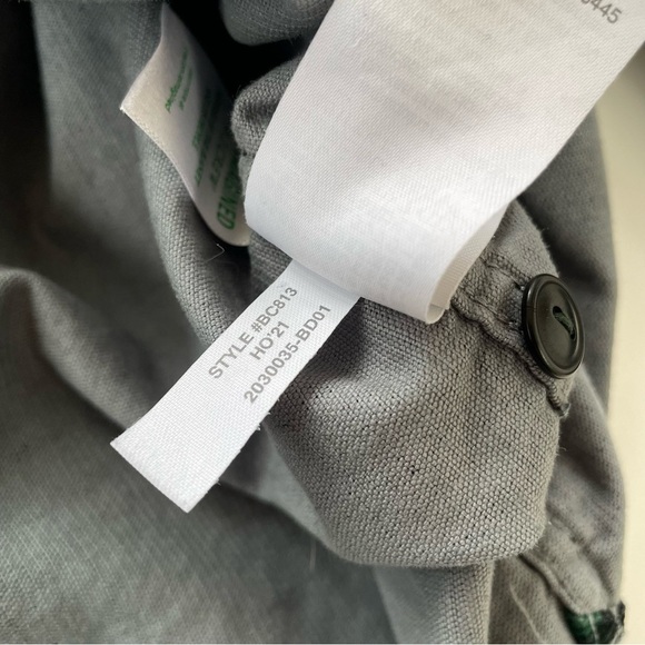 J.Crew Men's Garment Dyed Corduroy Tartan Patchwork Shacket Workshirt LARGE - Picture 9 of 11